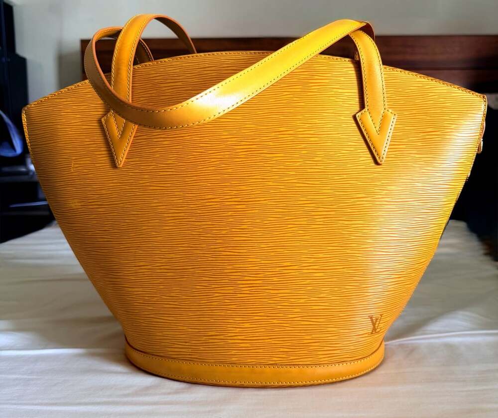 Louis Vuitton Epi Leather Saint Jacques GM Yellow 100% Authentic PreLoved Great